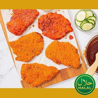 HOT AND SPICY Fully Cooked Buttermilk Breaded Chicken Breast