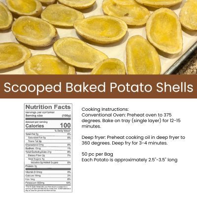 Scooped Potato Shells