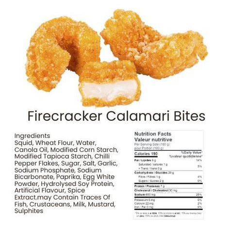 Firecracker Calamari Bites