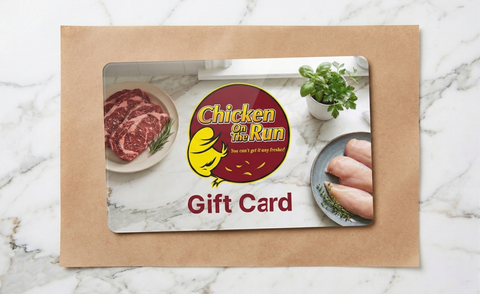Chicken on the Run Gift Card