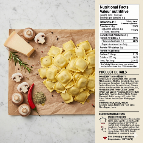 Pasta Ravioli 4 Cheese/Spinach