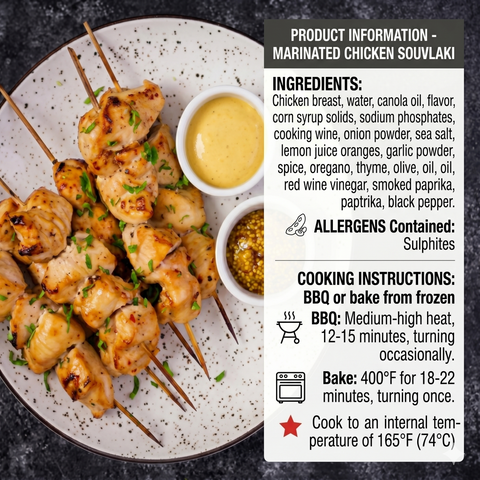Marinated Chicken Souvlaki