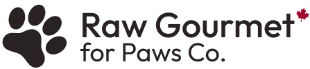 Raw Gourmet for Paws Co. logo